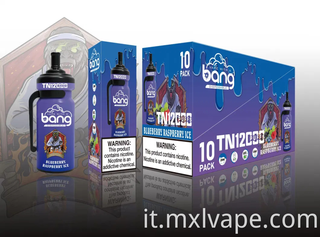 Cina Cina all'ingrosso Vaporizzatore personalizzato VAPER PEN BANG TN 12000 in stock